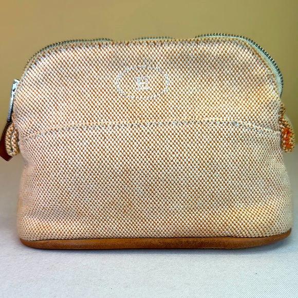 Hermes Bolide Mini Rare Orange & Cream colorway